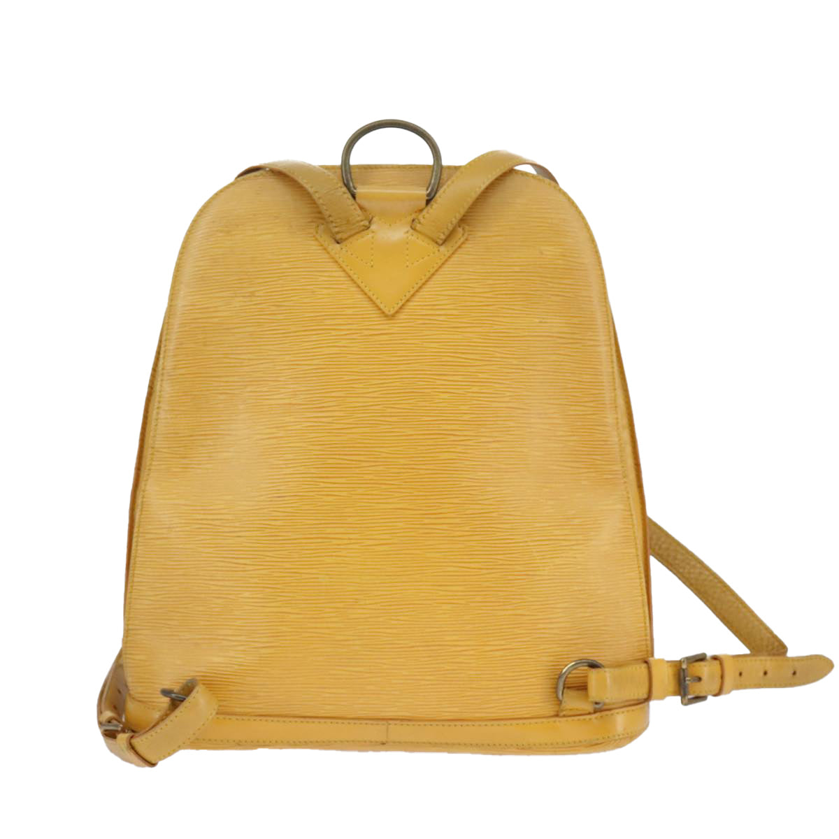 Louis Vuitton Gobelins Yellow Leather Backpack Bag
