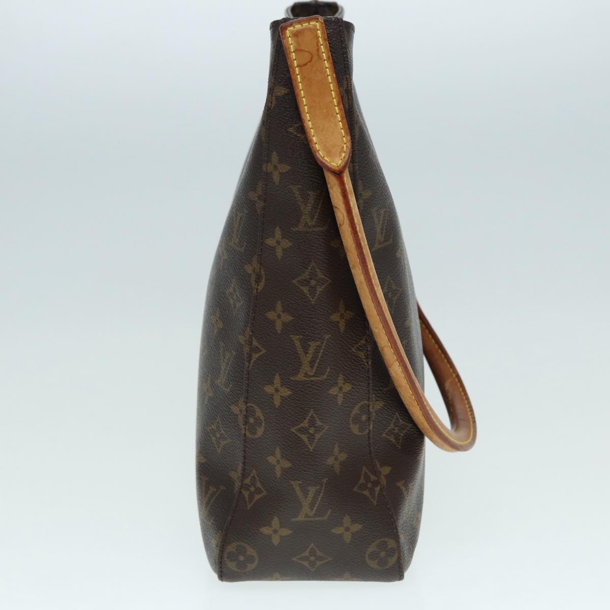 Louis Vuitton Looping Gm Brown Canvas Shoulder Bag