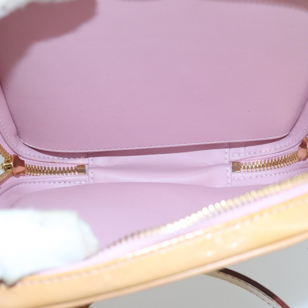 Louis Vuitton Wooster Camel Patent Leather Shoulder Bag