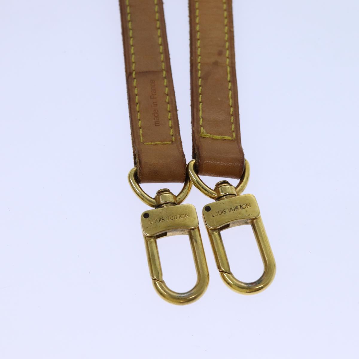Louis Vuitton Bandoulière De Sac Beige Leather Bag Jewelry