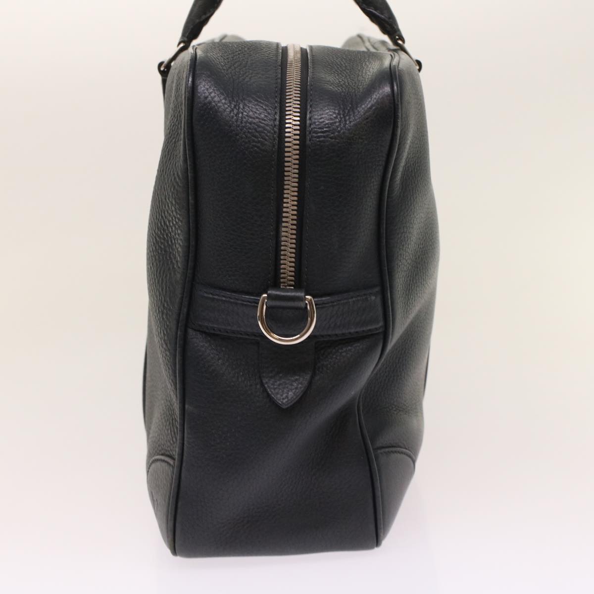 Louis Vuitton Naxos Black Leather Handbag