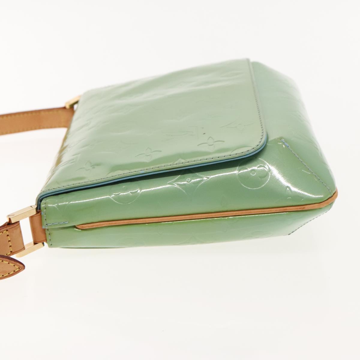 Louis Vuitton Thompson Street Green Patent Leather Shoulder Bag