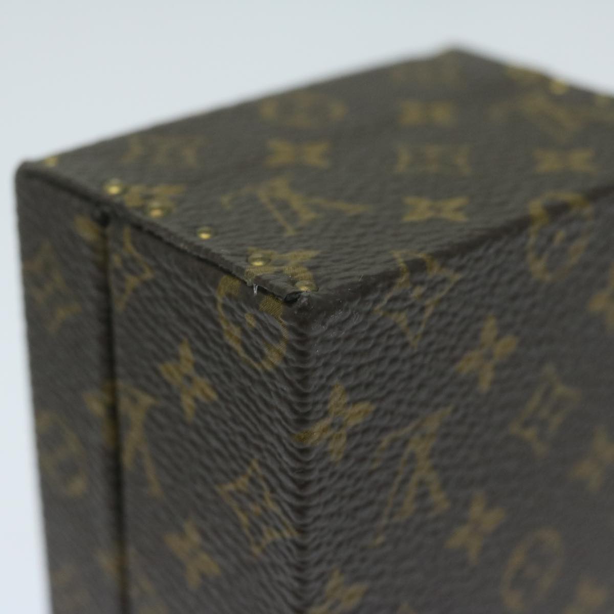 Louis Vuitton Jewelry Case Brown Canvas Jewelleryset Jewelry