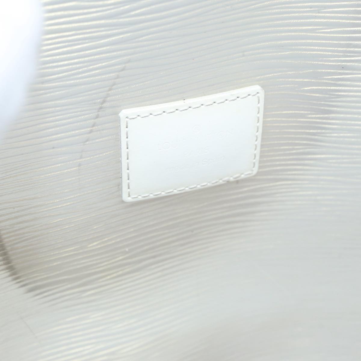 Louis Vuitton Lagoon Bay White Vinyl Tote Bag