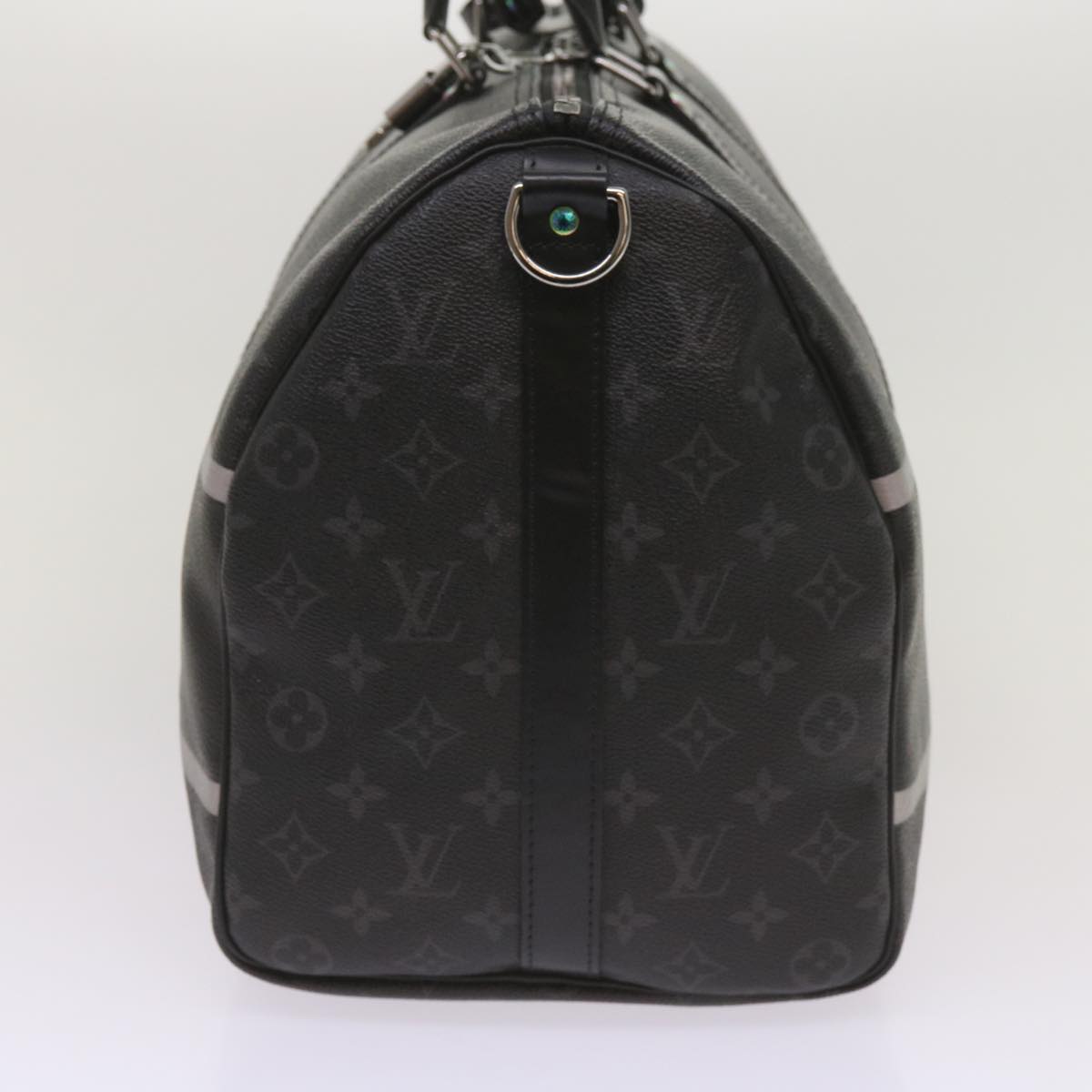 Louis Vuitton Keepall Bandouliere 45 Black Canvas Travel Bag