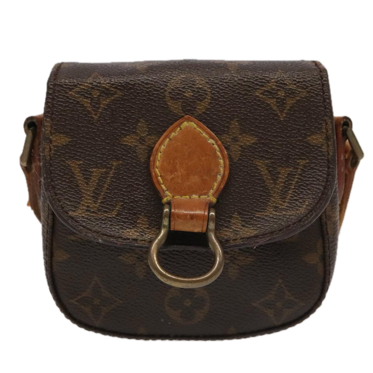 Louis Vuitton Saint Cloud Brown Canvas Shoulder Bag