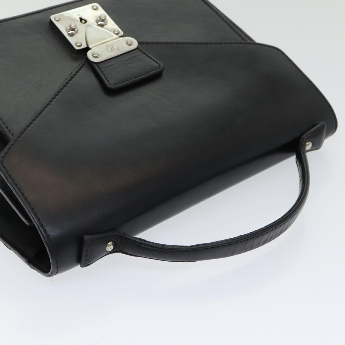 Louis Vuitton Monceau Black Leather Handbag