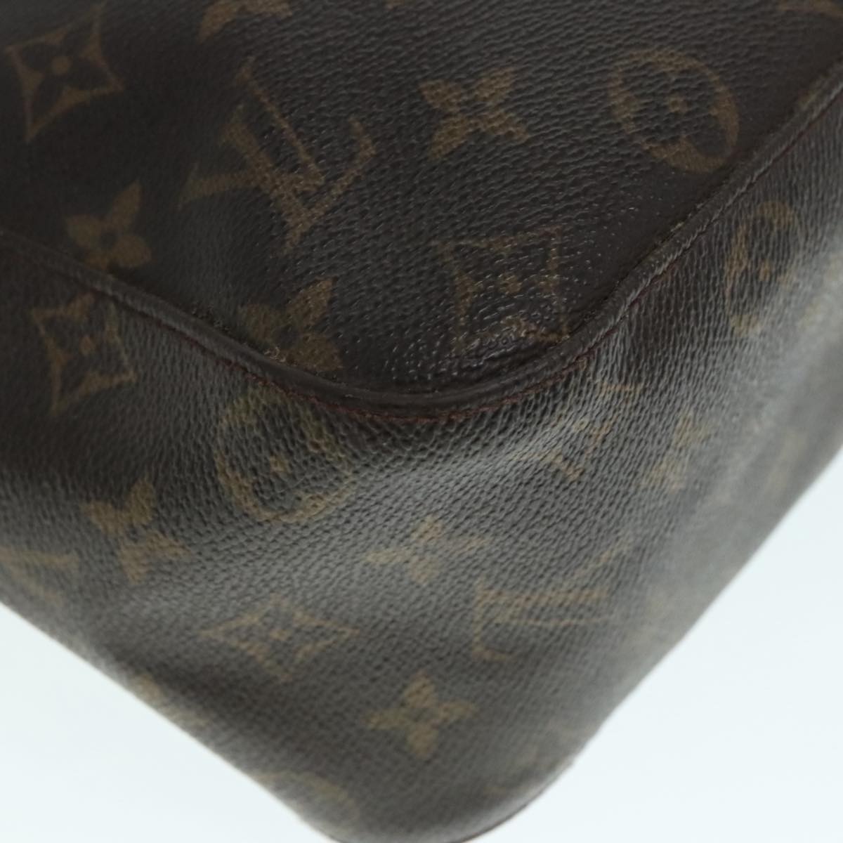 Louis Vuitton Looping Brown Canvas Shoulder Bag