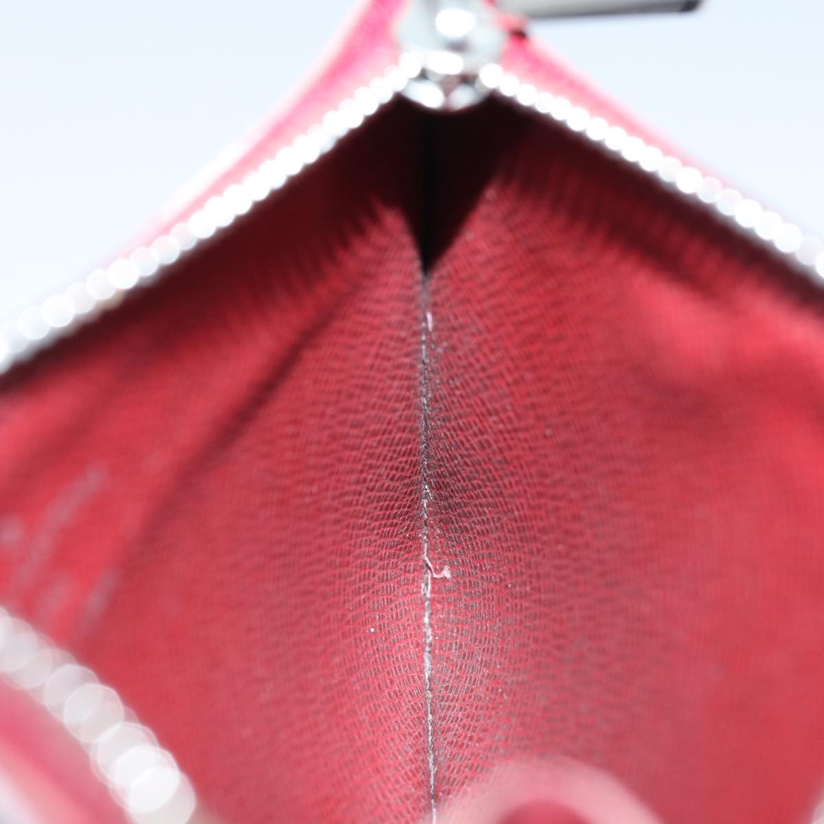 Louis Vuitton Keyring Red Canvas Wallet