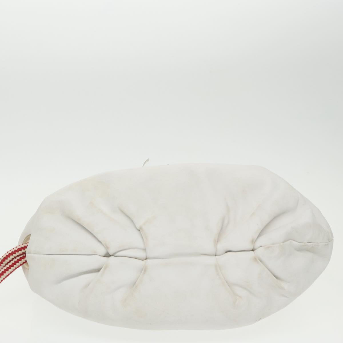 Gucci White Leather Tote Bag