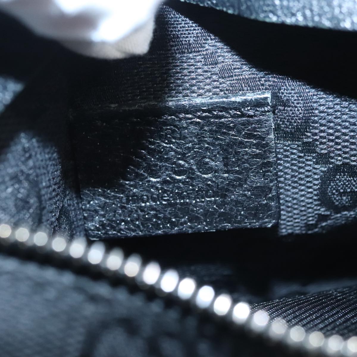 Gucci Belt Bag Black Canvas Shoulder Bag