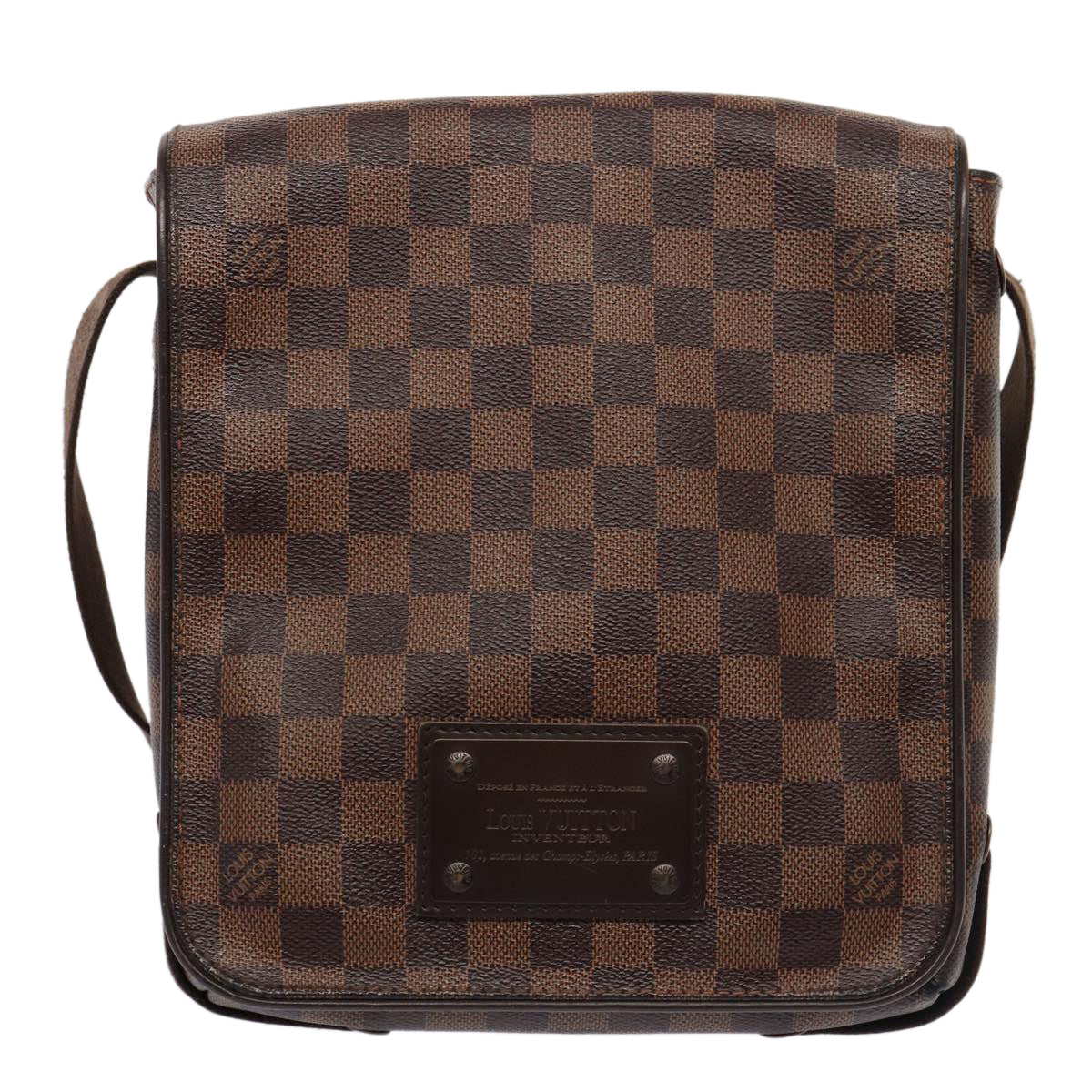 Louis Vuitton Brooklyn Brown Canvas Shoulder Bag