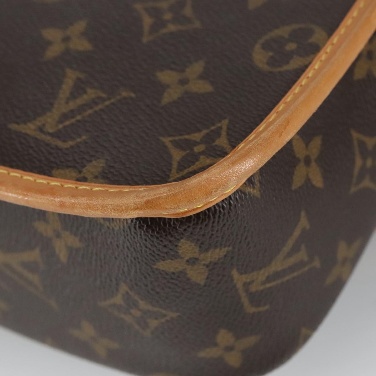 Louis Vuitton Sologne Brown Canvas Shoulder Bag