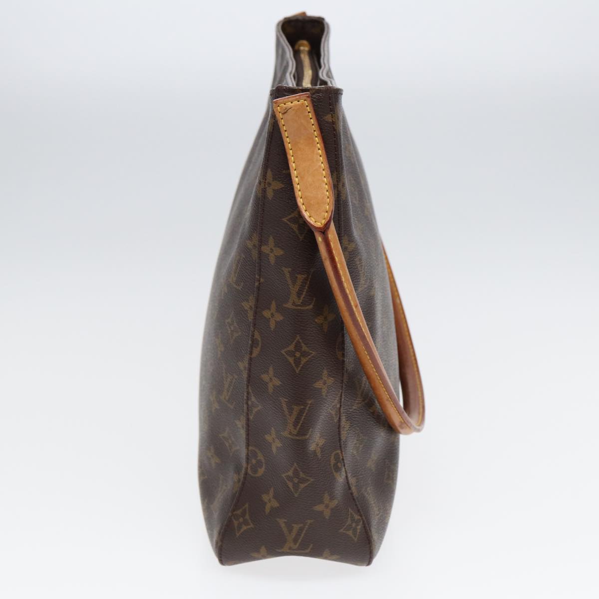 Louis Vuitton Looping Gm Brown Canvas Shoulder Bag