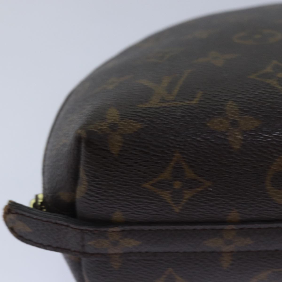 Louis Vuitton Demi Ronde Brown Canvas Clutch Bag
