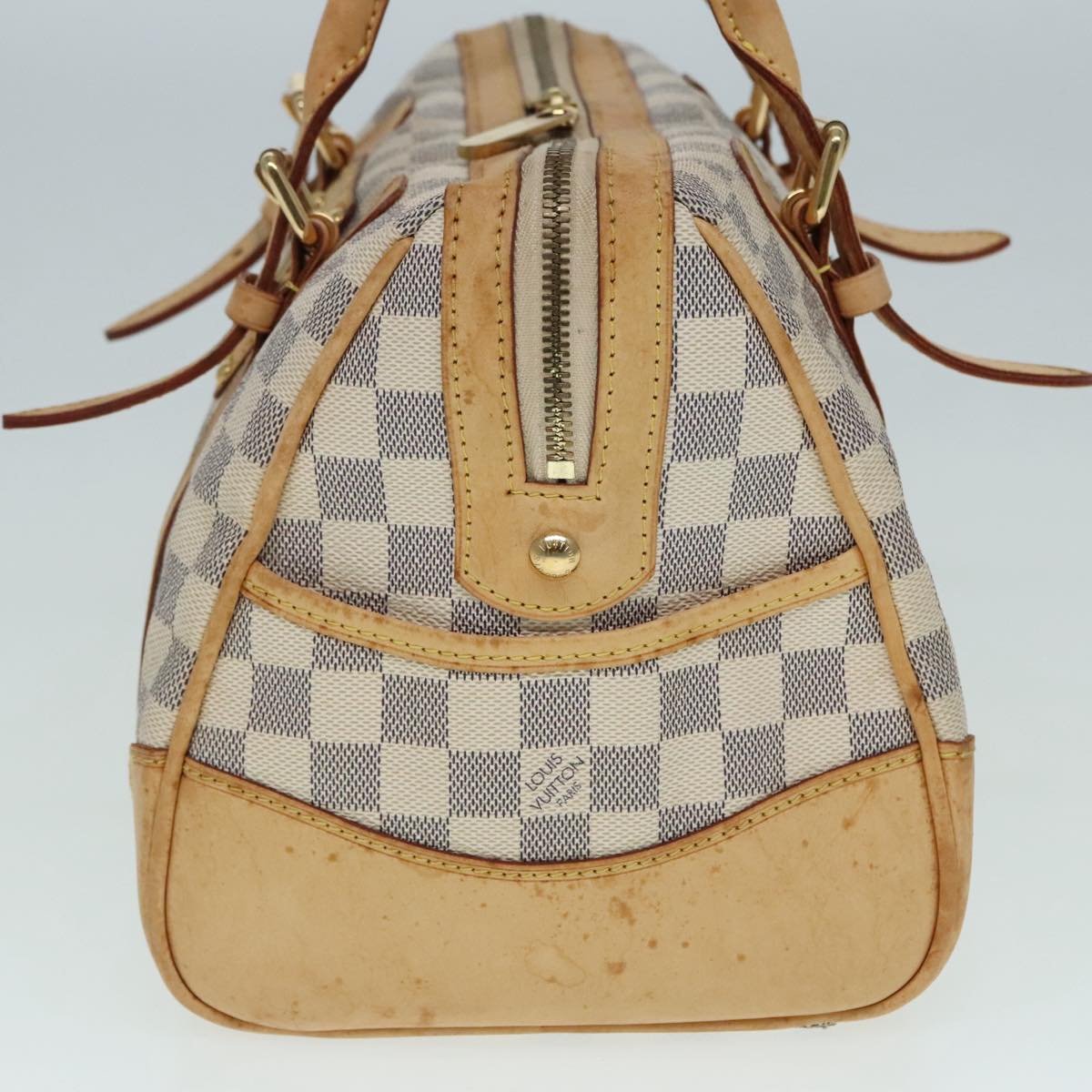 Louis Vuitton Berkley White Canvas Handbag