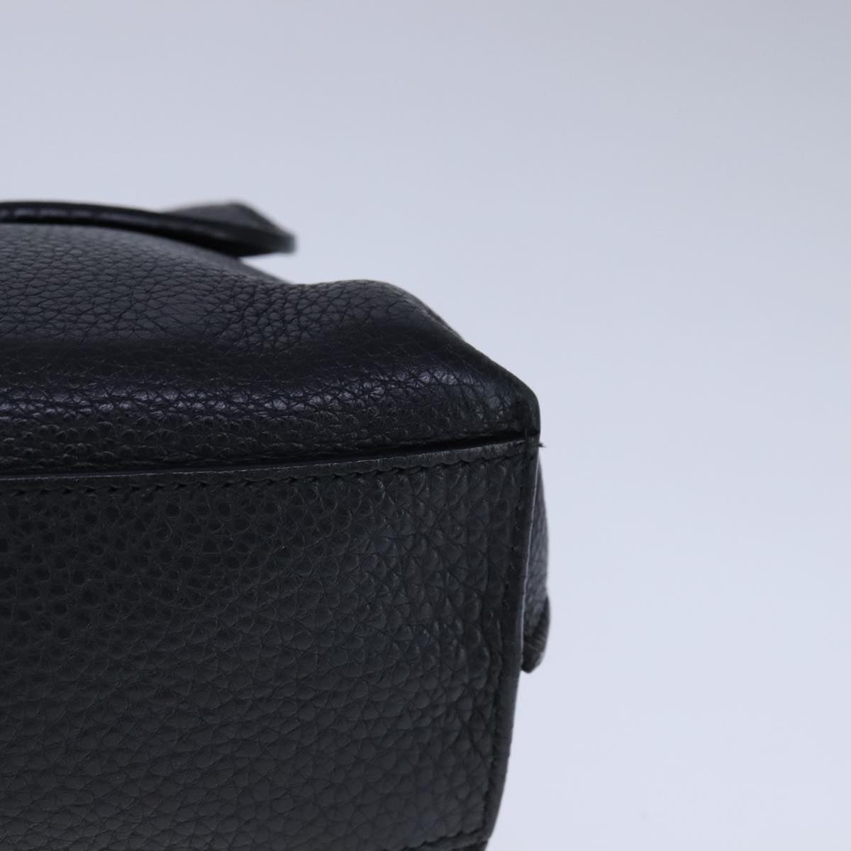 Gucci Bamboo Black Leather Handbag