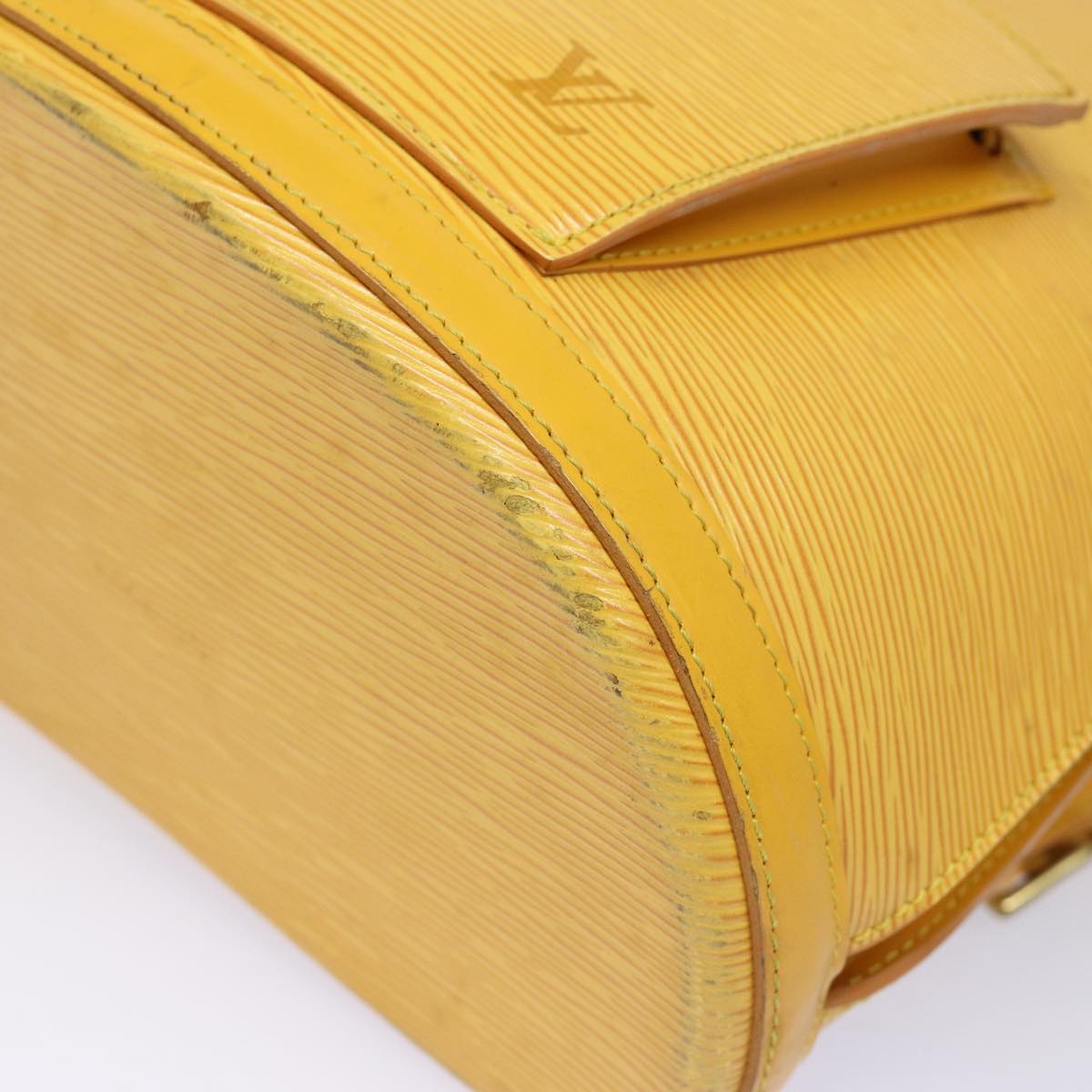 Louis Vuitton Gobelins Yellow Leather Backpack Bag