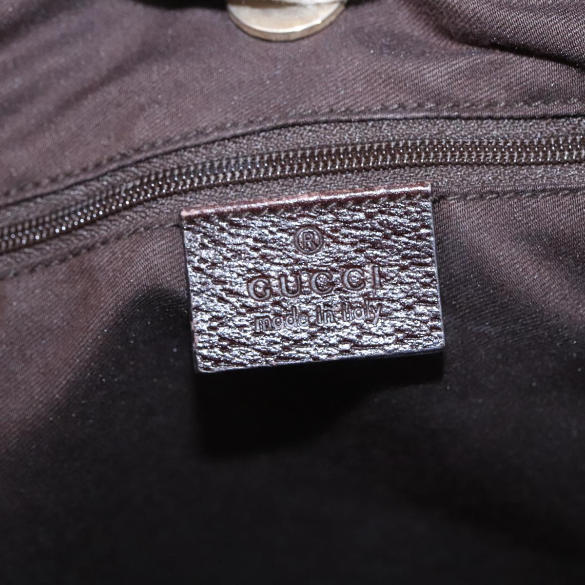 Gucci Sherry Beige Canvas Tote Bag
