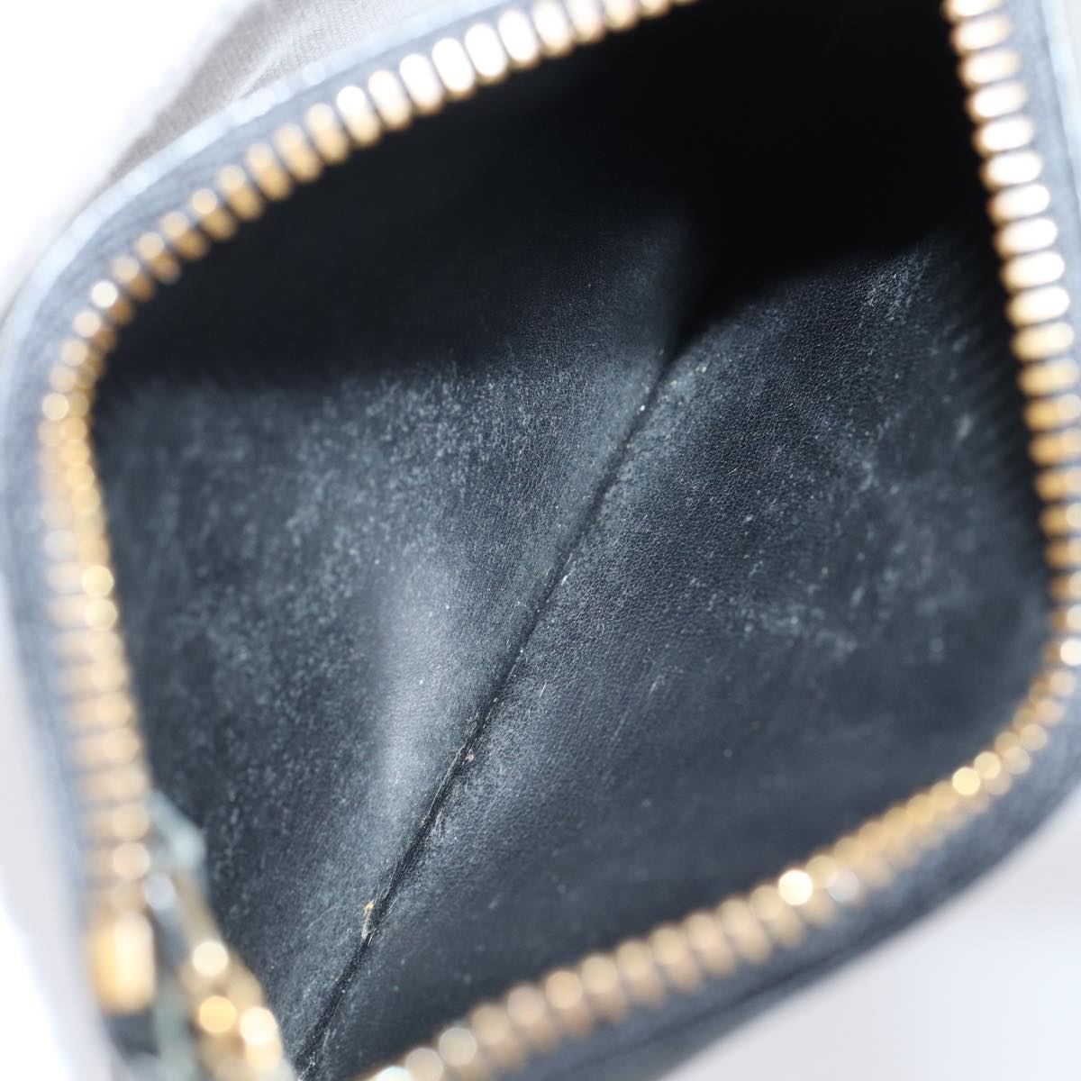Louis Vuitton Pochette Clés Black Leather Wallet