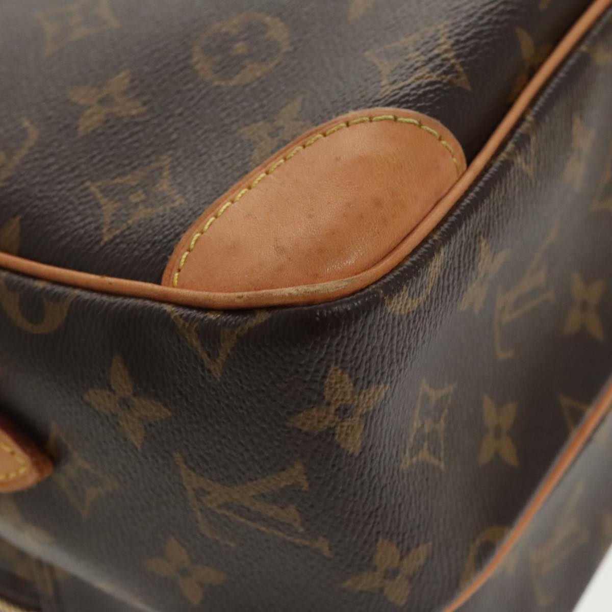 Louis Vuitton Nile Brown Canvas Shoulder Bag