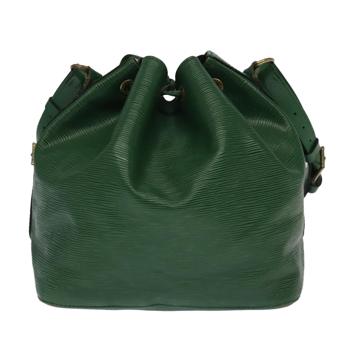 Louis Vuitton Noé Pm Green Leather Shoulder Bag