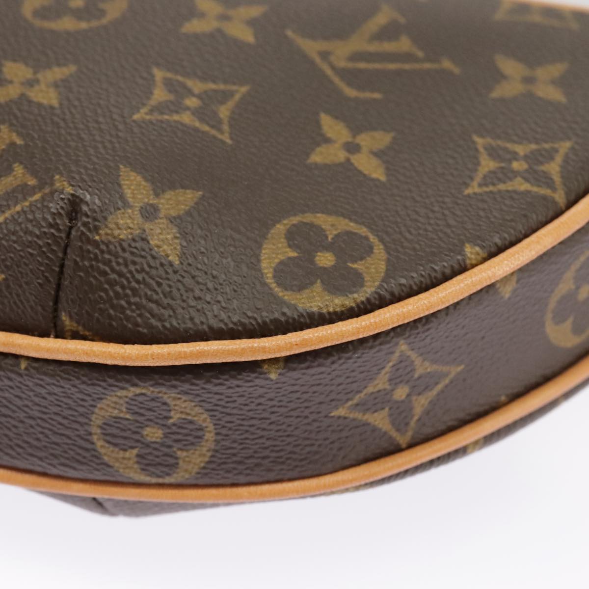 Louis Vuitton Croissant Brown Canvas Shoulder Bag