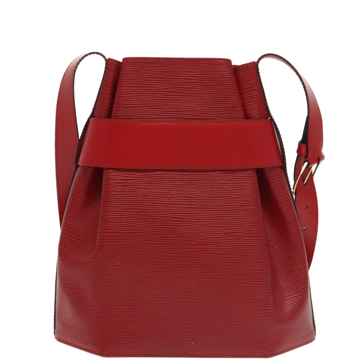 Louis Vuitton Sac D'épaule Red Leather Shoulder Bag