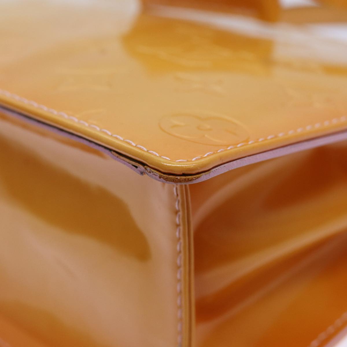 Louis Vuitton Spring Street Yellow Patent Leather Handbag