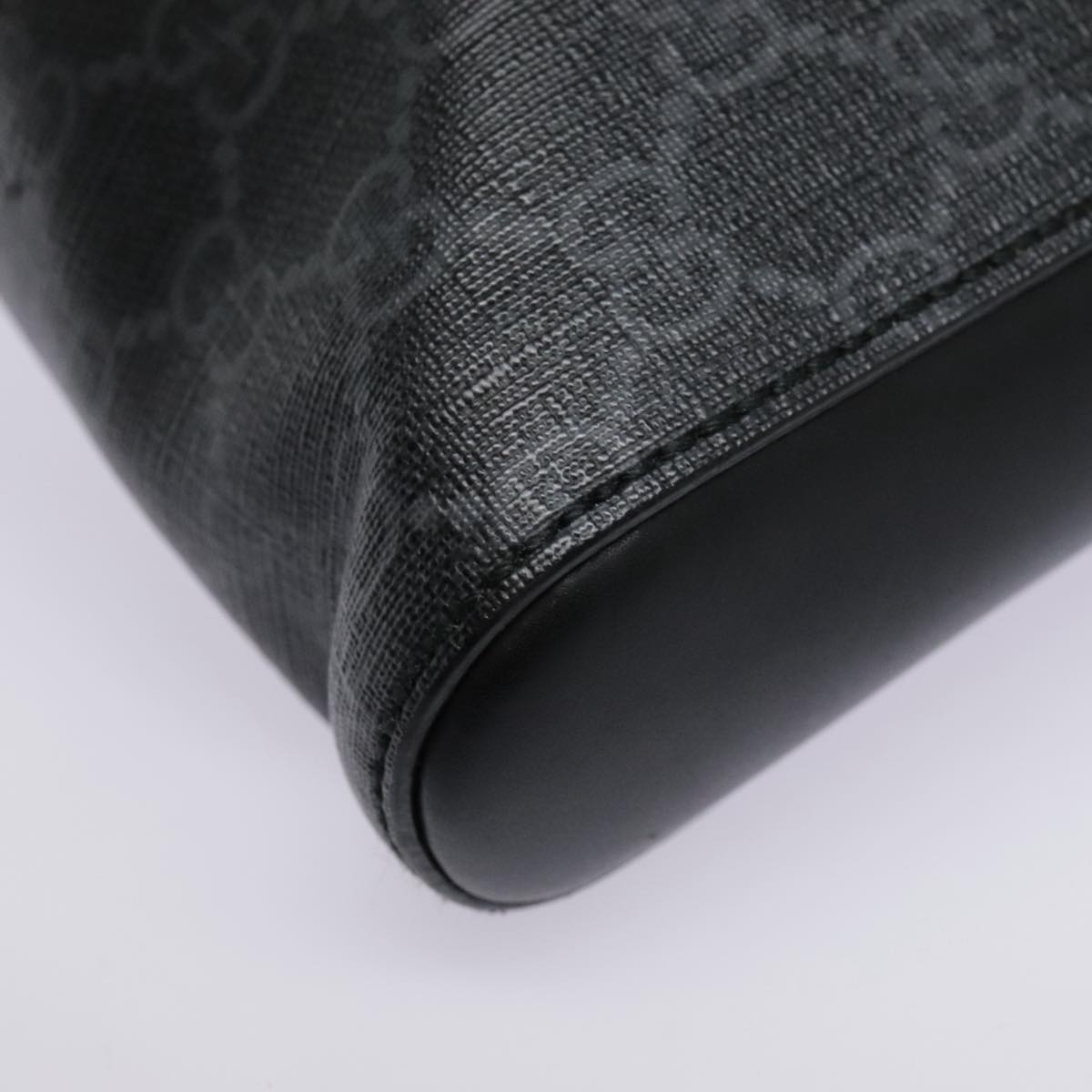 Gucci Jackie Black Canvas Shoulder Bag
