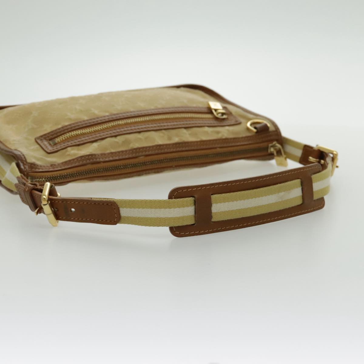 Louis Vuitton Catherine Beige Canvas Shoulder Bag
