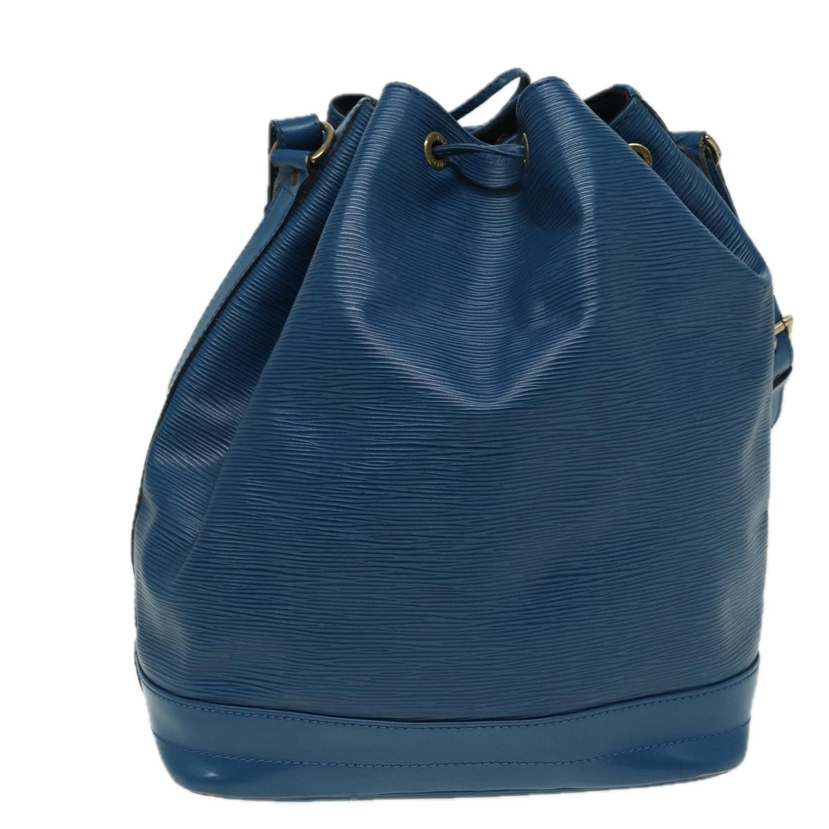 Louis Vuitton Noe Blue Leather Shoulder Bag