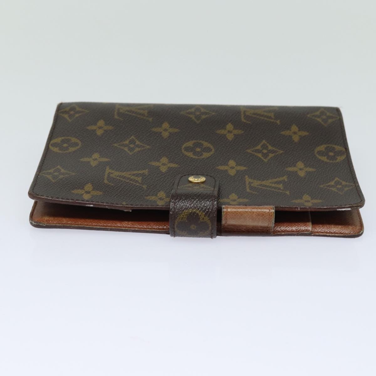Louis Vuitton Agenda Cover Brown Canvas Wallet