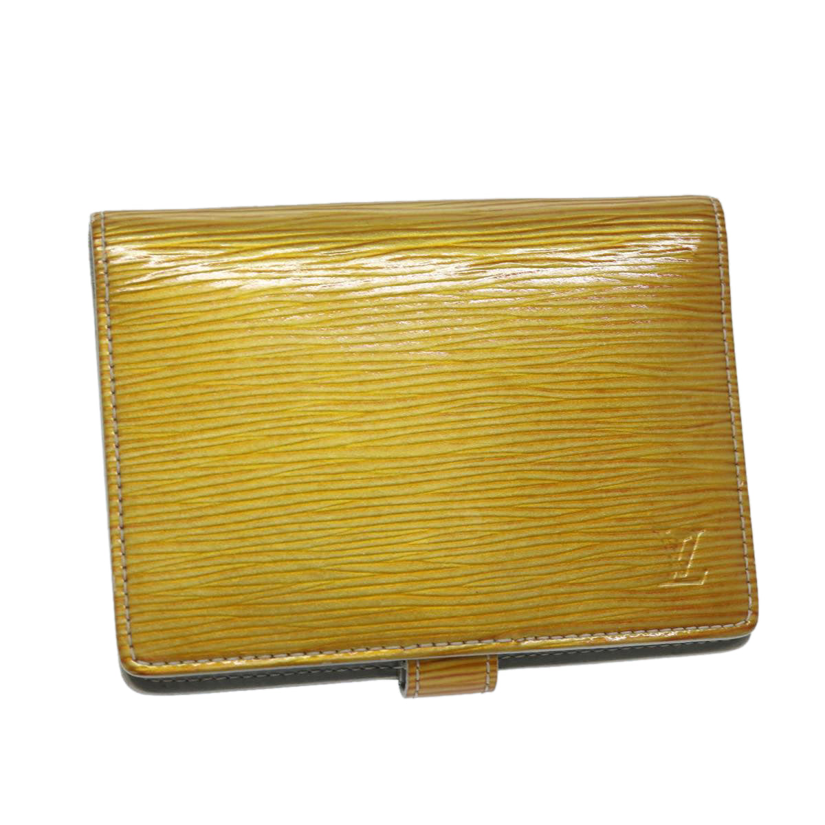 Louis Vuitton Agenda Pm Yellow Leather Wallet