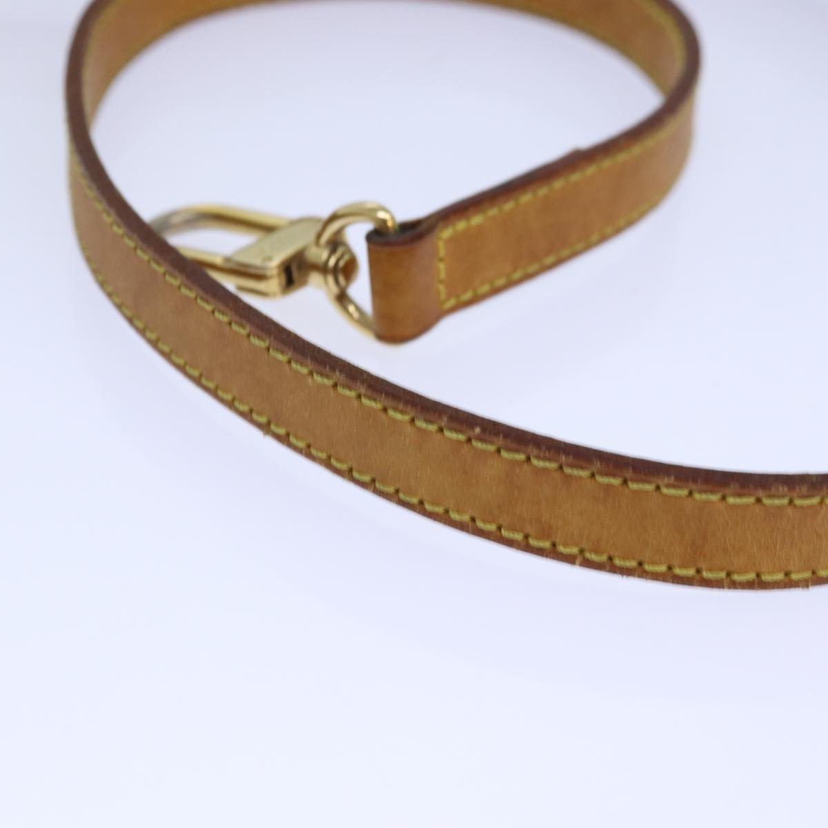 Louis Vuitton Bandoulière De Sac Beige Leather Bag Jewelry
