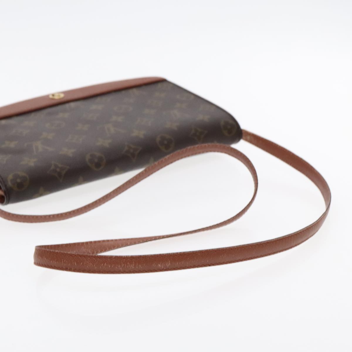 Louis Vuitton Bordeaux Brown Canvas Shoulder Bag