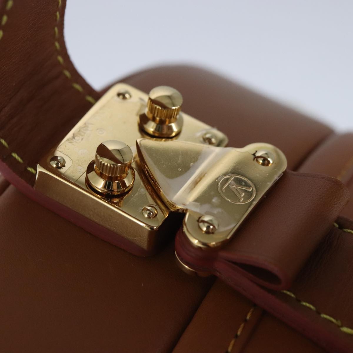 Louis Vuitton Petite Boite Chapeau Brown Leather Shoulder Bag