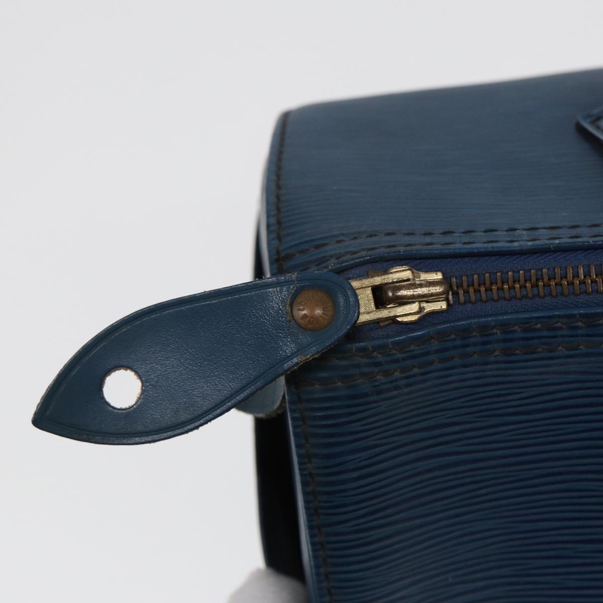 Louis Vuitton Speedy 25 Navy Leather Handbag