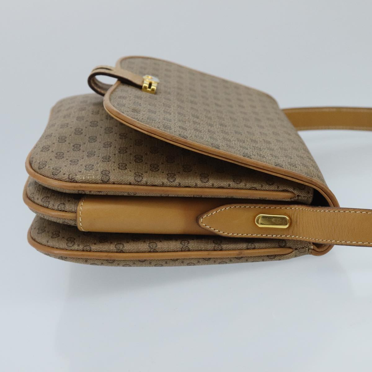 Gucci Beige Canvas Shoulder Bag