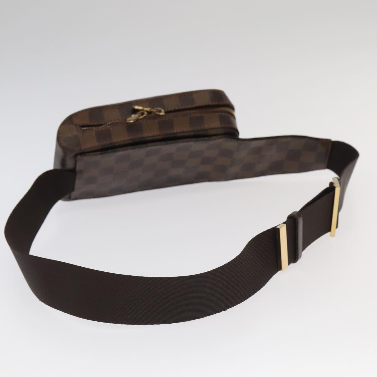 Louis Vuitton Geronimos Brown Canvas Shoulder Bag