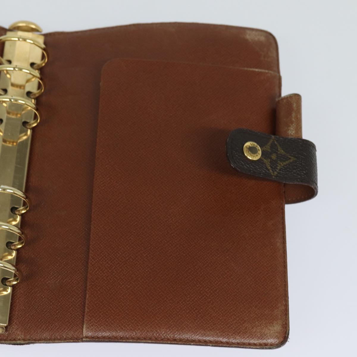 Louis Vuitton Agenda Cover Brown Canvas Wallet
