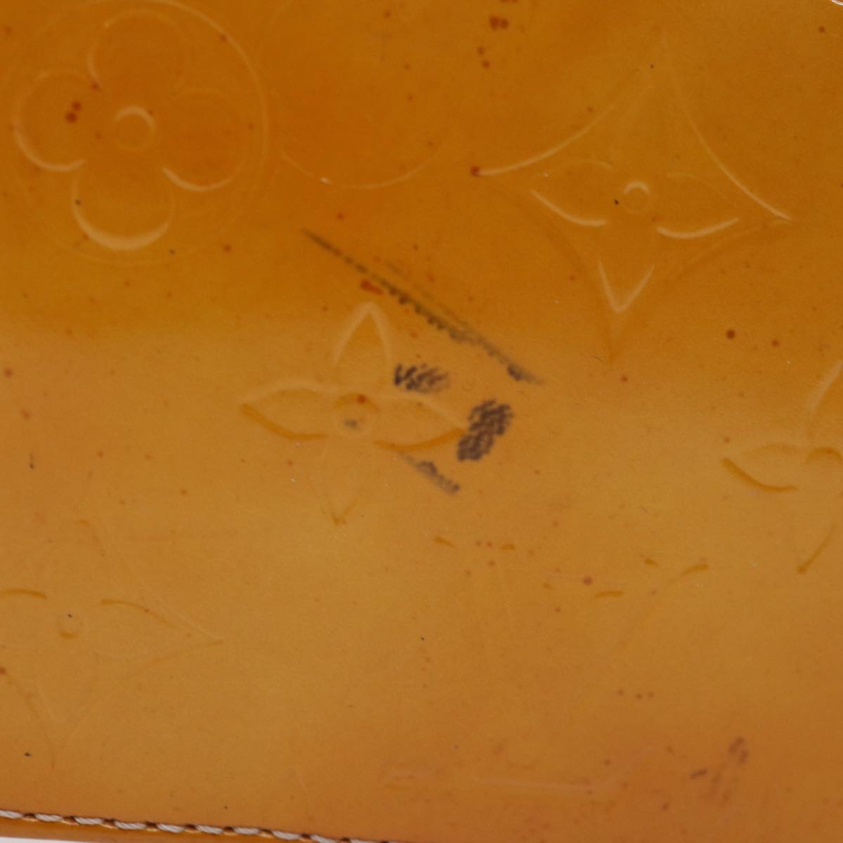 Louis Vuitton Pochette Brown Patent Leather Handbag