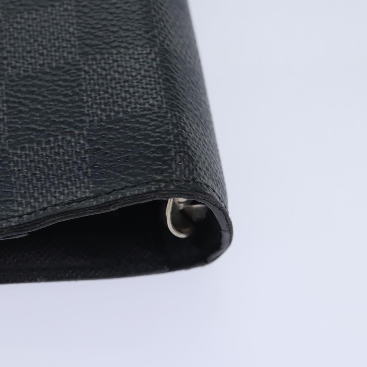 Louis Vuitton Agenda Cover Grey Canvas Wallet