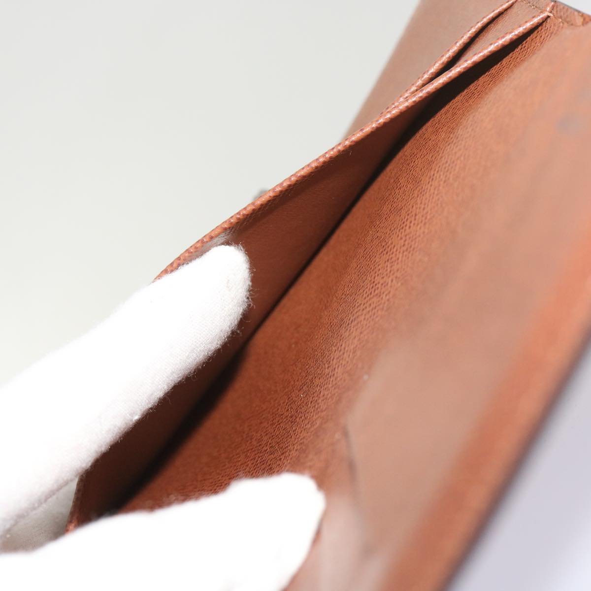 Louis Vuitton Porte Papier Zip Brown Canvas Wallet