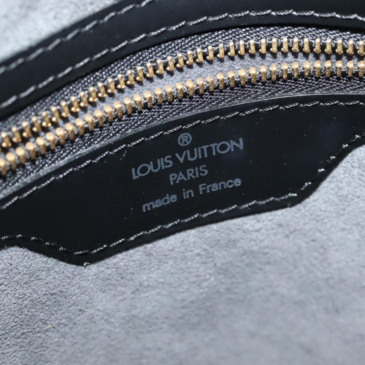 Louis Vuitton Saint Jacques Black Leather Shoulder Bag