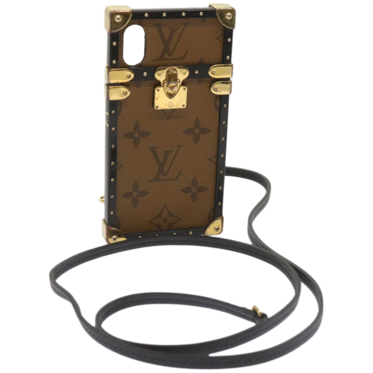 Louis Vuitton Brown Canvas Phone Jewelry