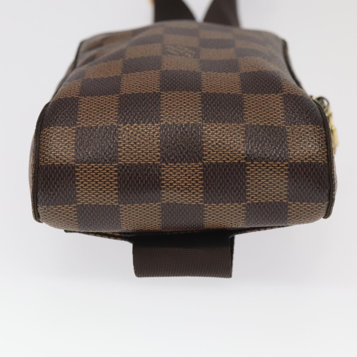 Louis Vuitton Geronimos Brown Canvas Shoulder Bag