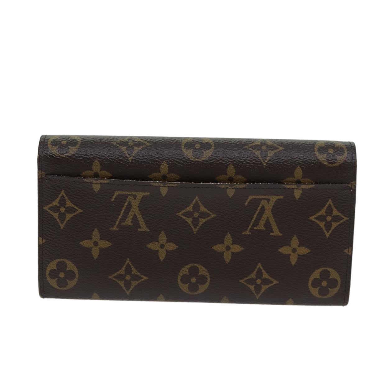 Louis Vuitton Portefeuille Sarah Brown Canvas Wallet