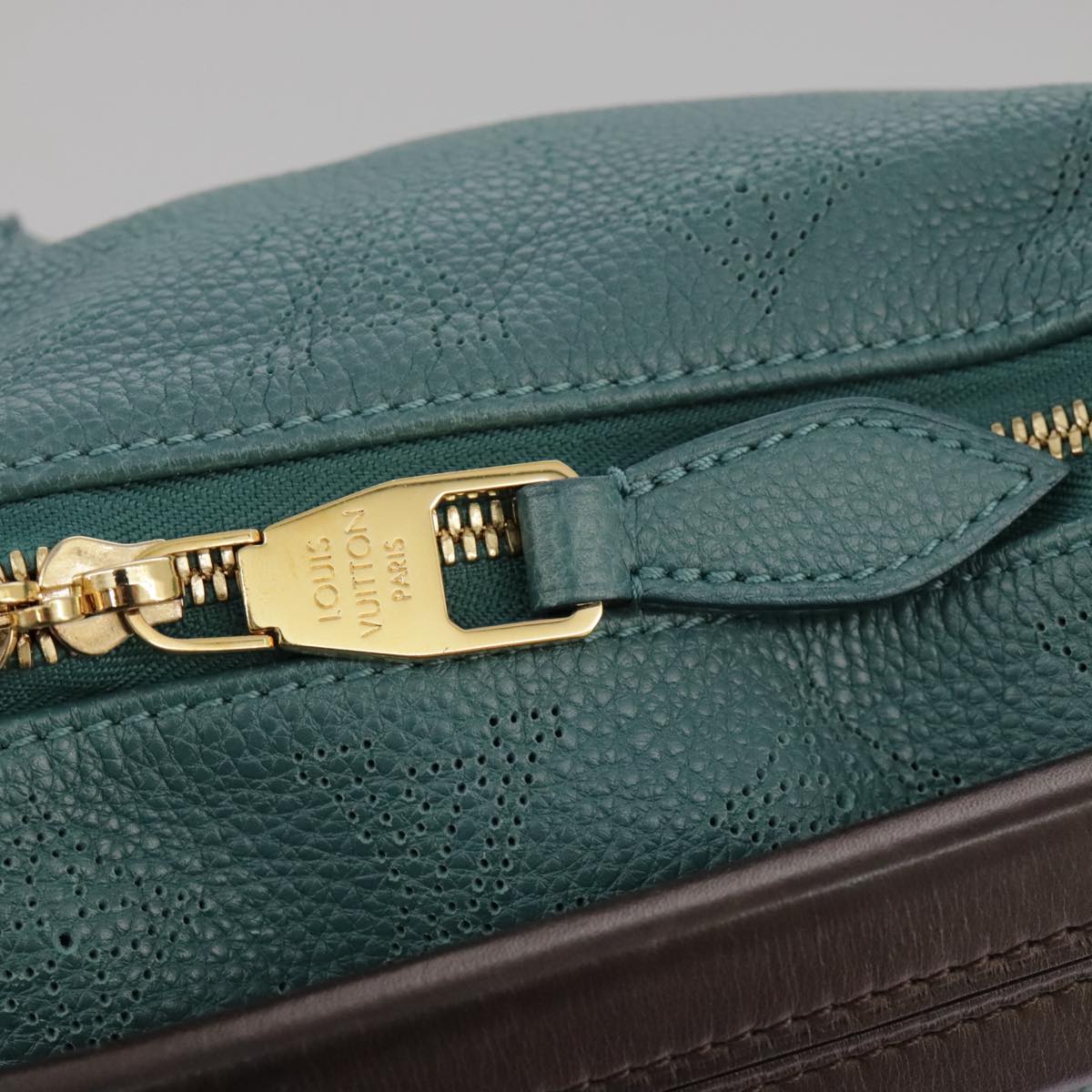 Louis Vuitton Selene Blue Leather Shoulder Bag