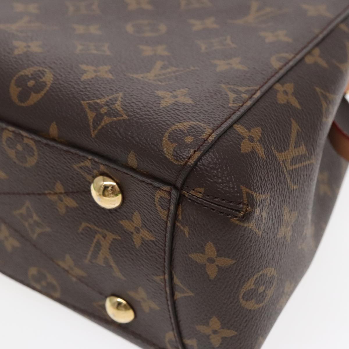 Louis Vuitton Montaigne Brown Canvas Handbag